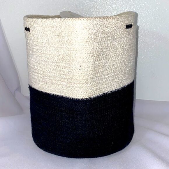 Mia Mélange Handcrafted Foldable Cotton Basket - Picture 7 of 14